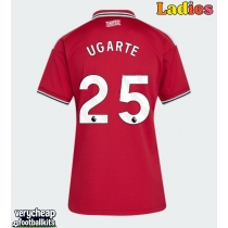Manchester United Manuel Ugarte #25 Replica Home Shirt Ladies 2026-27 Short Sleeve